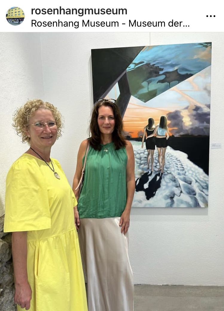 Vernissage mit Frau Antje Helbig, die Leiterin des Rosenhang Museums