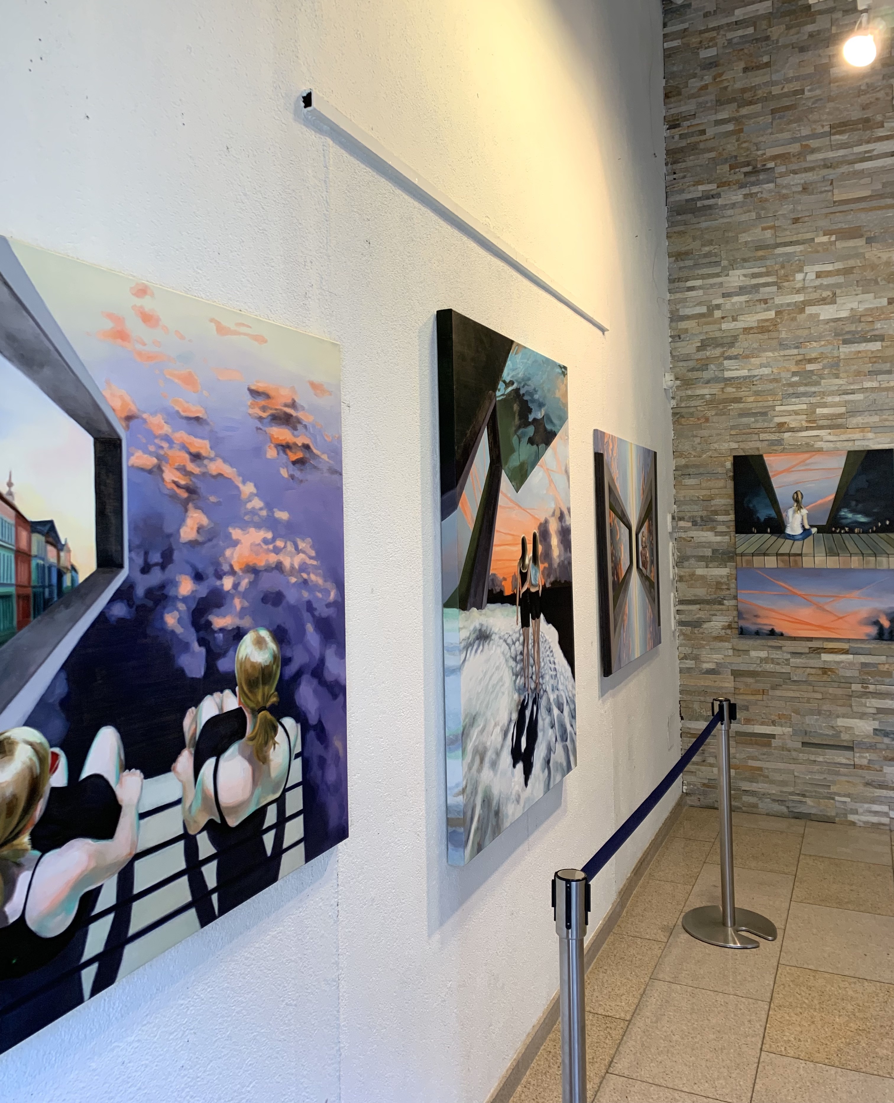 4Szemszög Gruppenaustellung, Próféta Galéria, Budapest. Vernissage