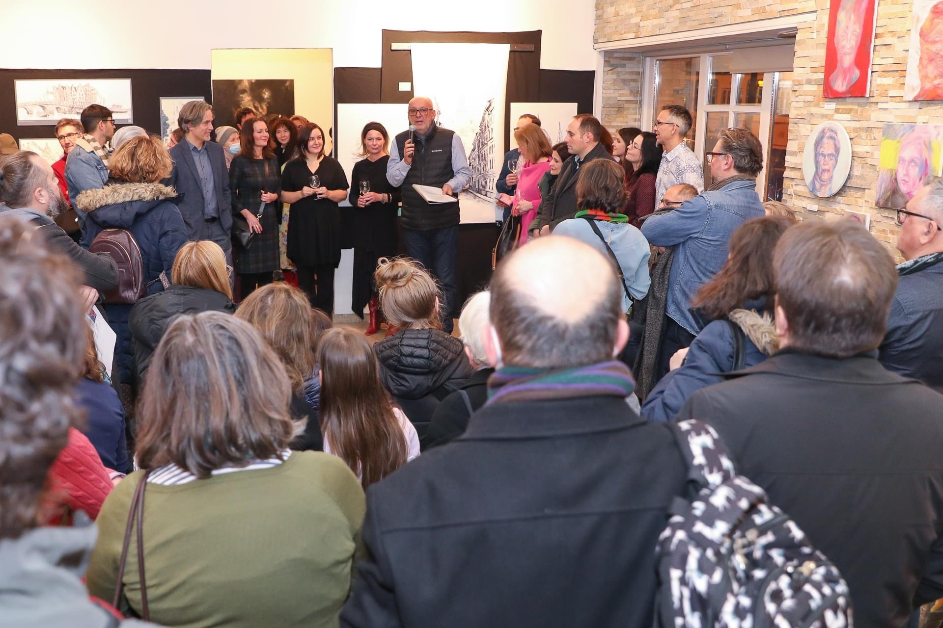 4Szemszög Gruppenaustellung, Próféta Galéria, Budapest. Vernissage