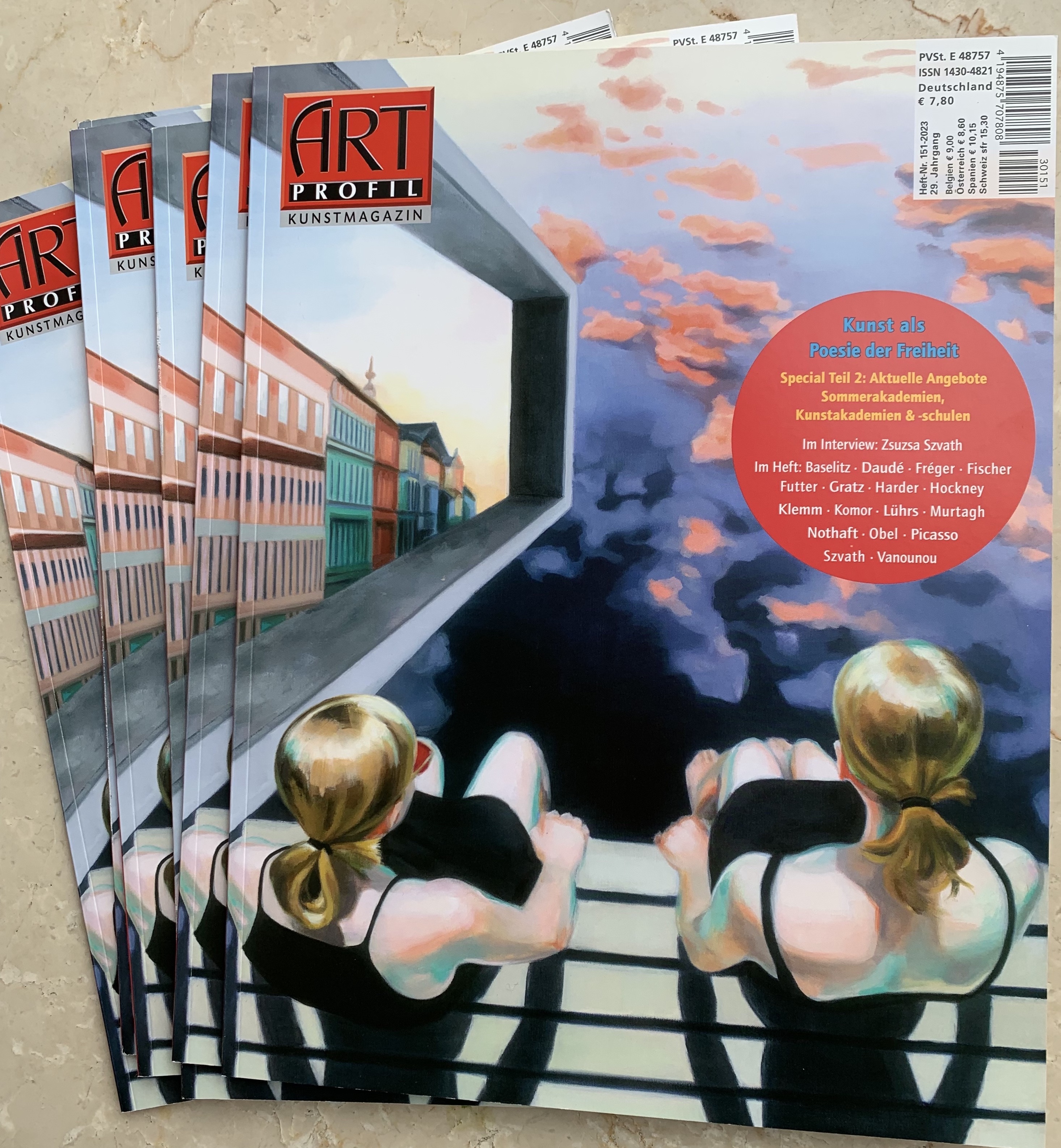 Interview im Kunstmagazin Artprofil